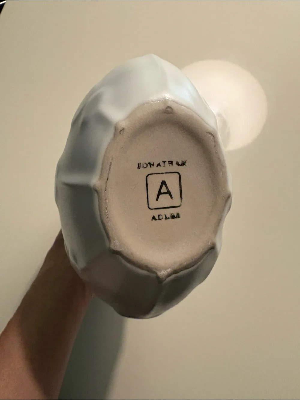 Jonathan Adler White Organic Shaped 11